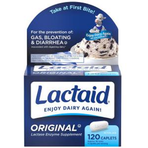 Lactaid 락트에이드 오리지널 락타아제 엔자임 릴리프 120정 미국