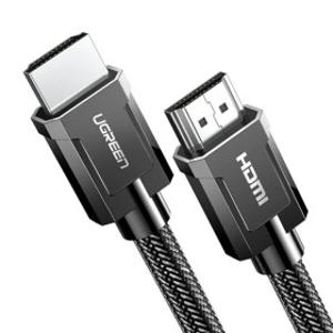 유그린 8K 60Hz HDMI 2.1 패브릭 메탈 케이블 3m U-80602 HDR10+ 4K 120Hz 48Gbps U-80602 Ugreen 유그린