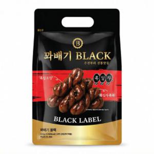 꽈배기 BLACK 흑임자 흑당코팅 주전부리 블랙 5봉