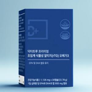 닥터트루 초임계 식물성 알티지 오메가3 EPA DHA 영양제 30캡슐 5개 대용량 혈행개선 효도선물 본품
