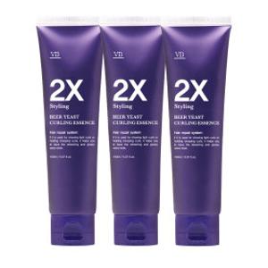 비바스 맥주효모 2X 스타일링 컬링 헤어에센스 150ml 3개