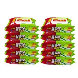 고급형 물걸레 청소포 중형 25매 10팩 청소용물티슈