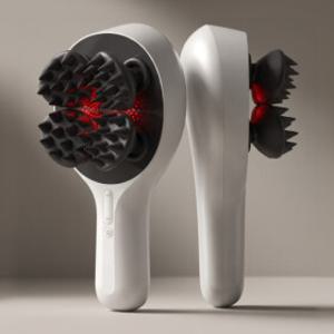 펄케어 트윈업 두피마사지기 전동 두피관리기 EMS 샴푸브러쉬