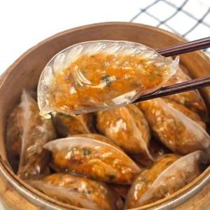 유별난 투명 감자피만두 쭈꾸미만두 1kg x 2봉