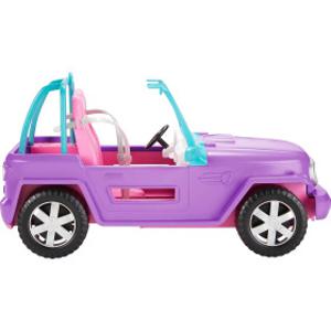 바비 차량 핑크 시트와 롤링 휠이 있는 퍼플 2인승 37세 를 위한 선물