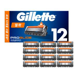 질레트 프로글라이드 면도날 12입