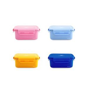 무연마제 스테인리스 지켜텐 480ml 4colors) 도시락 런치박스 전자레인지 직장인