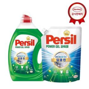 피크닉매트증정 퍼실 마이크로 효소 파워젤/라벤더 2.5L(용기)+2L(...