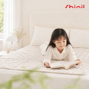 신일 카본 탄소매트 카본 온열 전기 매트 전기요 전기장판 싱글 베이지