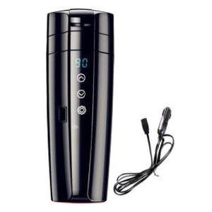 차량용 커피포트 스테인레스 스마트 머그잔 온도 제어 전기 물 12V 24V 커피 차 우유 420ml 450ml