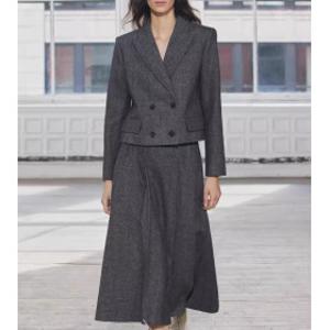 4Y12034 ZARA 여자신상 모직숏자켓 더블 블레이져 슬림핏 롱스커트 2731273 2731274
