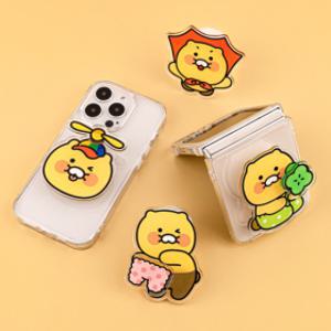 카카오프렌즈 춘식이 스피너 스탠드톡 그립 스트랩 휴대폰 핸드폰 거치대 스마트톡