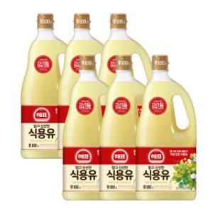 해표 콩기름 (식용유) 1.8L x6병
