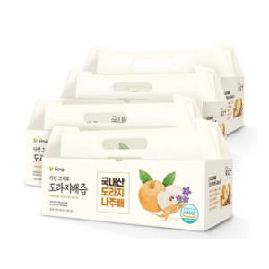 주식회사 제이에이치월드 자연그대로 도라지배즙 총120팩(4박스 100ml X 30팩)