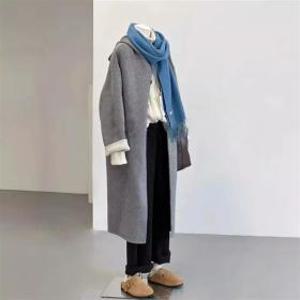 최대할인 여성가을겨울후드모직코트2컬러