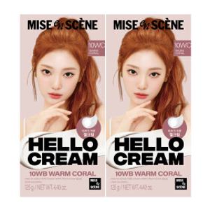 미쟝센 뉴 헬로크림 10WC 웜코랄 125g 2개
