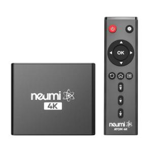 NEUMI Atom 4K USB 드라이브 및 SD 카드용 울트라 HD 디지털 미디어 플레이어 - /UHD 60fps 비디오 HEVC
