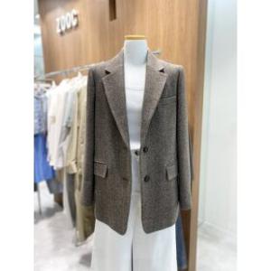 (ZOOC)(광주신세계)투버튼 헤링본 울 자켓 Z261MSF302