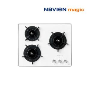 나비엔매직 빌트인 3구 가스레인지 펄화이트 건전지식 560x480 GRB-6633 무료배송 / 전국설치가능 / BN