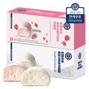 연세우유 아이스 우유크림떡/딸기우유크림떡 6개입+6개입 선택