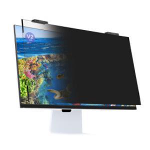 지클릭커 네오V2 PET 블루라이트 차단 26도 사생활보호 거치식 모니터 보안필름 27인치