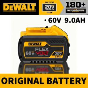 오리지널 60V 9.0Ah DEWALT 전동 공구 배터리 DCB609 리튬 이온 배터리 고출력 120W 20V 6Ah DCB206 DCB205