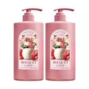 부케가르니 모이스처 바디워시 1000ml 2개 바디샤워 화이트머스크 향