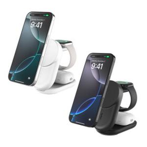 Qi2 25W 3in1 폴더블 무선 초고속 충전기 WIZ037 Qi2.2/맥세이프 완벽호환 3in1 충전기