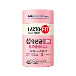 락토핏 베베 프로바이오틱스 아기 생유산균 2g 60포 X 1개