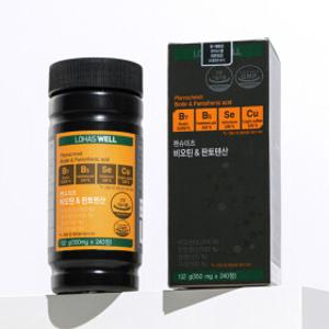 독일 맥주효모비오틴 5000% 판토텐산 240정(4개월분) 건강기능식품 아누카사과 함유