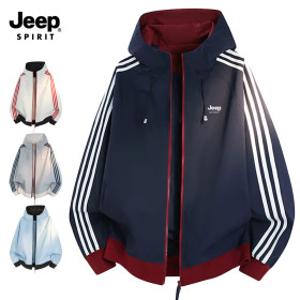지프 JEEP SPIRIT 하이넥 후드 점퍼 방풍자켓 윈드브레이커 나그랑 집업 재킷 가디건 스웨트 JP7057