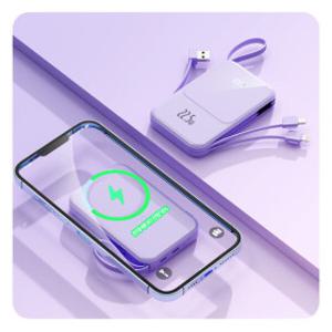 PYHO 맥세이프 보조배터리 20000mAh PD22.5W 고속충전 15W 무선충전 대용량 항공반입가능