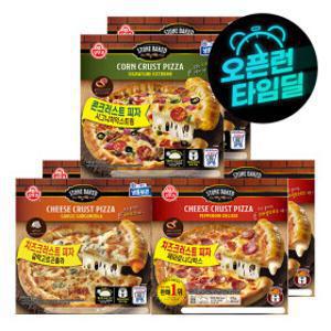 오뚜기 크러스트 피자 혼합 6판(페페로니디럭스2+시그니처익스트림2+갈릭고르곤졸라2)