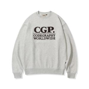 (코드그라피)(대전신세계)코드그라피 CGP 스퀘어 로고 맨투맨 (CBEBUTL0200)