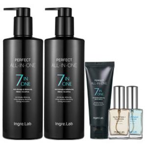 인그리랩 퍼펙트 올인원 남성화장품 300ml 2개 여행용100ml 1개 향수1개