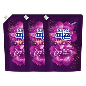 초고농축피죤 시그니처 섬유유연제 미스틱레인 1.3L 3개