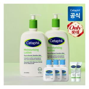 세타필 모이스춰라이징 로션 591ml 2개+클렌저 29ml 3개