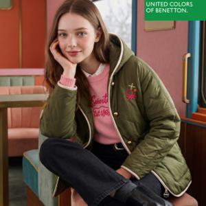 공식정품 26FW 로고자수 퀼팅 패딩코트