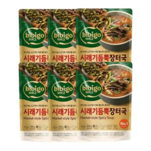 비비고 시래기듬뿍장터국 500G 6개