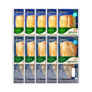 CJ비비고 순살 고등어 60g x5개+삼치 60g x5개 (냉동)