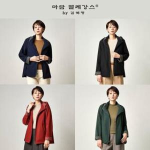 26FW 마담엘레강스 노팅힐 체크 후드 트렌치 (53255598)
