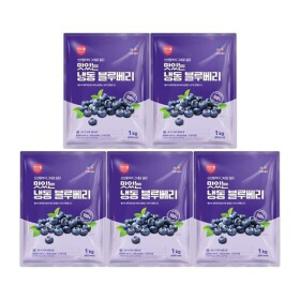 CJ프레시웨이 이츠웰 냉동블루베리1Kg x 5개