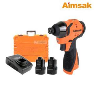 아임삭 BL14M40 충전 임팩트 드라이버 14.4V 2.0Ah 배터리 2개 6.35mm(1/4) 원터치 비트 속도조