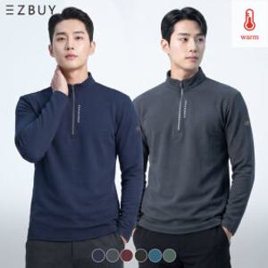 이지바이 히트기어 남성 기모 집업 티셔츠 (M6WT07)