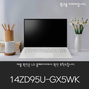 LG전자 그램 14ZD95U-GX5WK AMD Ryzen AI 5 RAM16GB SSD2TB교체 OS미탑재 무선마우스 패드 증정 - ah
