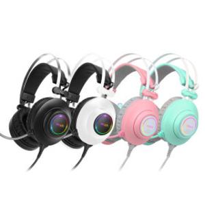 ABKO N550 ENC 가상 7.1 RGB 게이밍 헤드셋 블랙