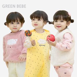(10%+10%)그린베베 25FW 내의내복 수면보온조끼 외출복 모음전/가을겨울/무료배송 /KC인증/국내원단
