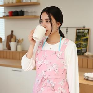 미뇽 원피스 린넨 앞치마 롱 카페 예쁜 바리스타 어린이집 에이프런 마가렛 버터 이지오 앞치마 제작전문