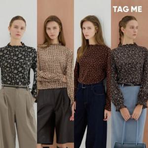 (현대홈쇼핑)TAG ME태그미 26FW 패턴 소프트기모 블라우스 4종