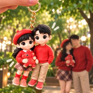 피규어키링제작 인물 키링 주문 제작 3D 피규어 인형 개인 커플 기념 선물